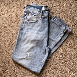 AGOLDE Jamie Classic High Rise Button Fly Jeans
